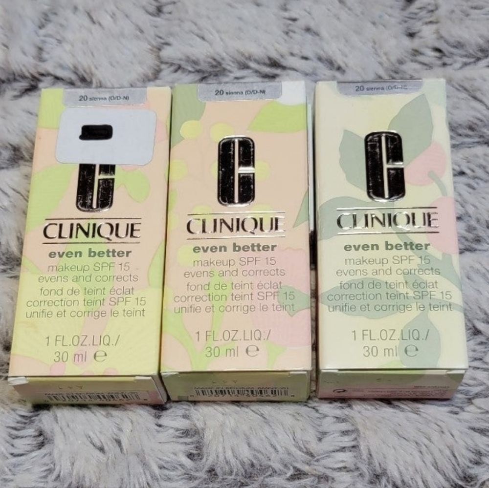 NEW! CLINIQUE Even Better Makeup SPF 15 Evens & Corrects Bundle